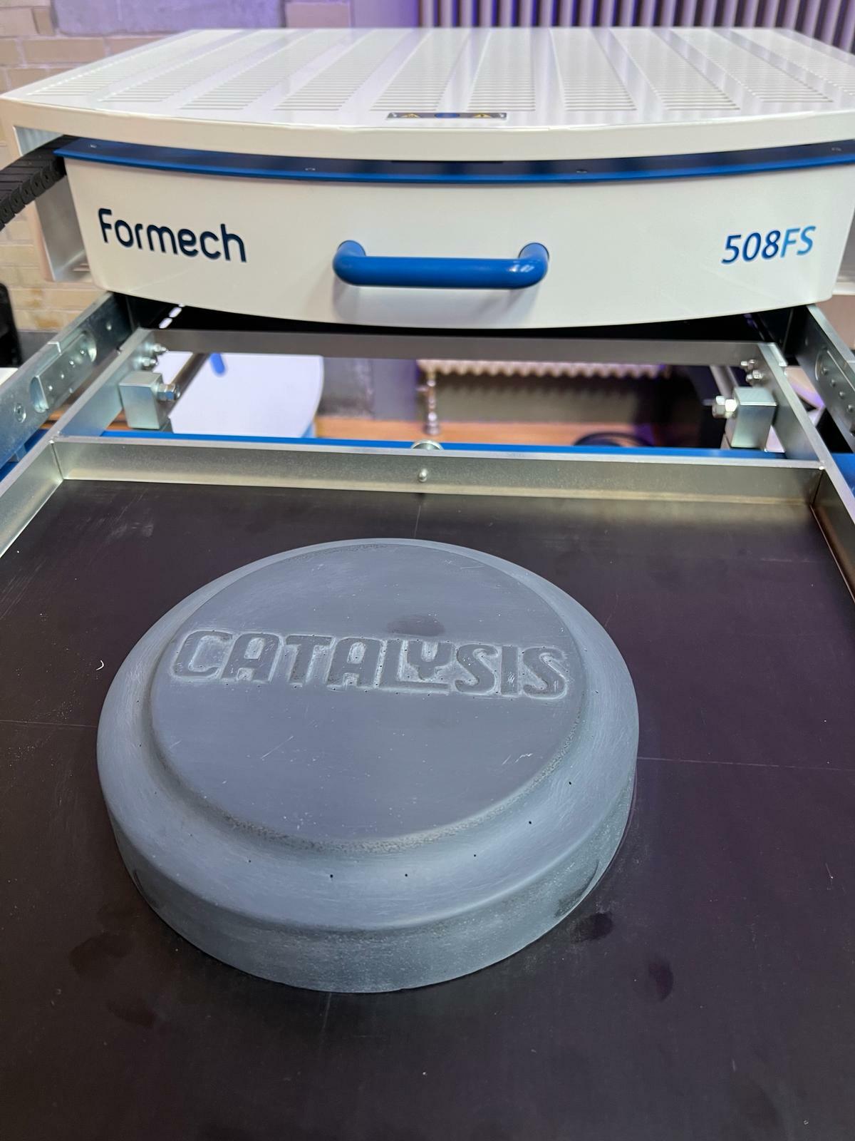 Catalysis 3D printed tool ready for vacuum forming